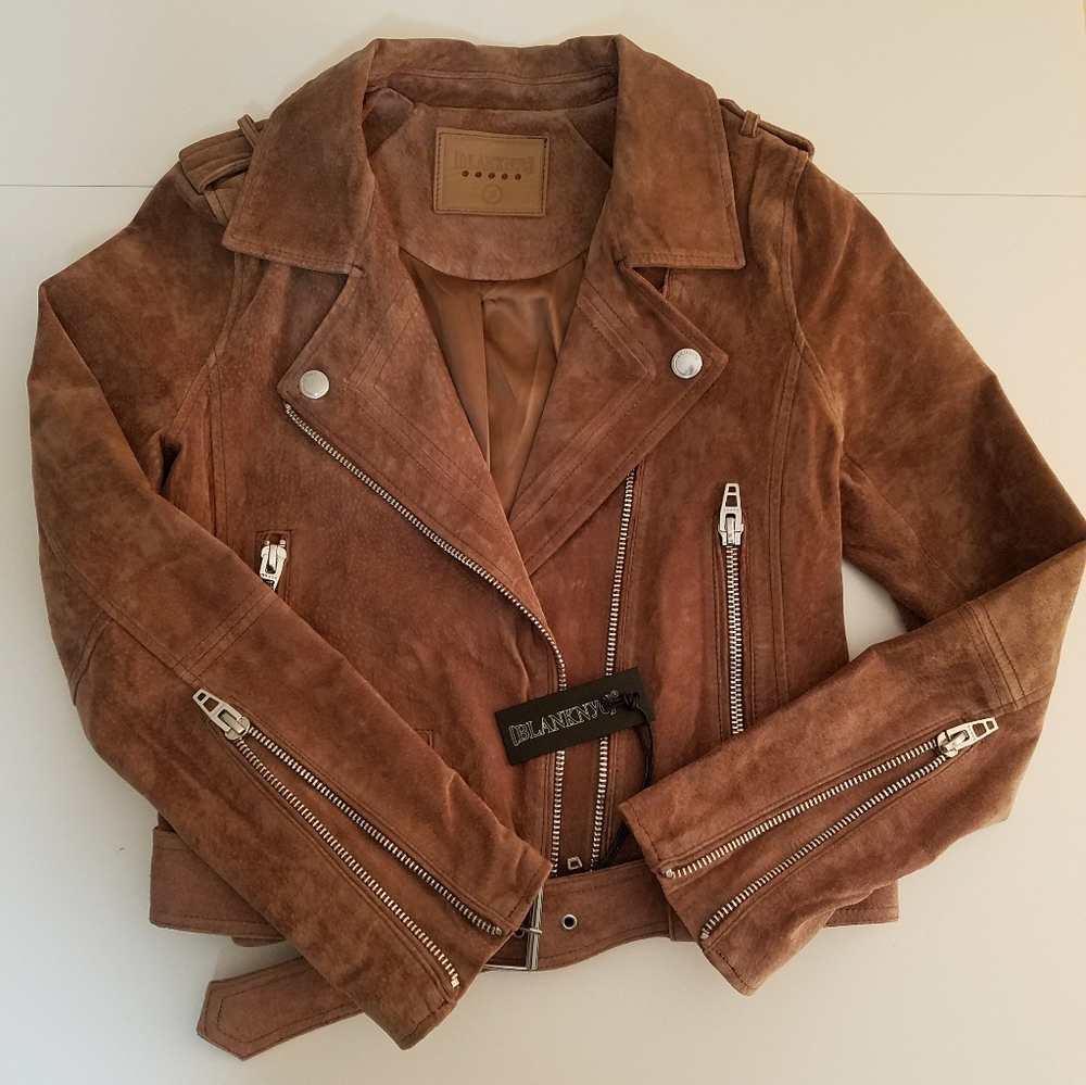Blanknyc Suede Moto Jacket